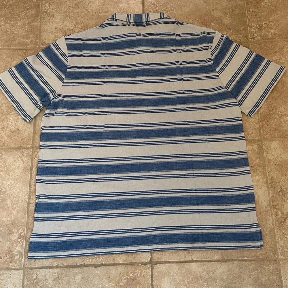 POLO RALPH LAUREN men’s CLASSIC FIT STRIPED MESH POLO SHIRT